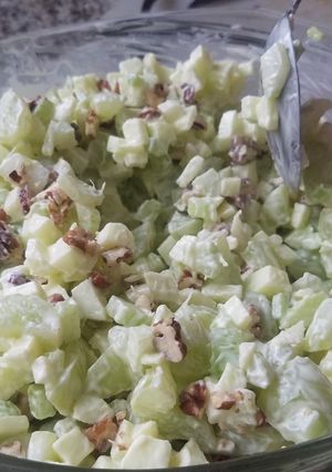 Una foto de Ensalada Waldorf Navideña