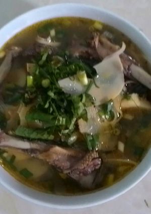 Hình của món Vịt nấu xúp măng.