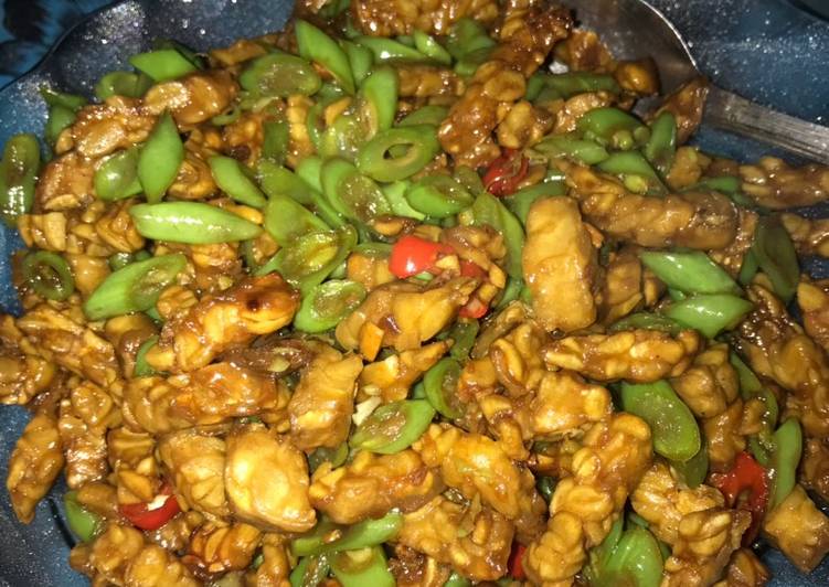 Tempe buncis kecap