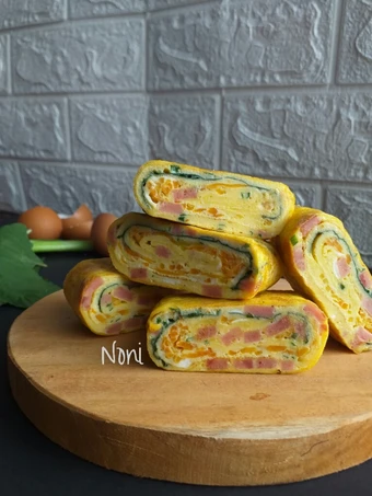 Cara Gampang Membikin Resep Gyeran Mari Egg Roll yang Uenak Anti Ribet, Mantap Sekali