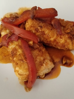 Una foto de Bacalao al ajoarriero