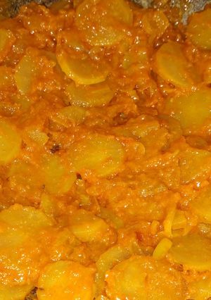 A picture of Sweet potato curry.