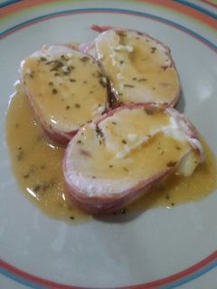 Una foto de Pechugas envueltas y rellenas con thermomix