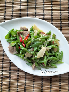 Foto resep Oseng Buncis Bakso