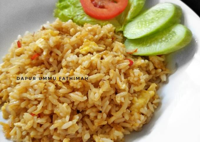 Nasi Goreng Udang Rebon & Teri Medan