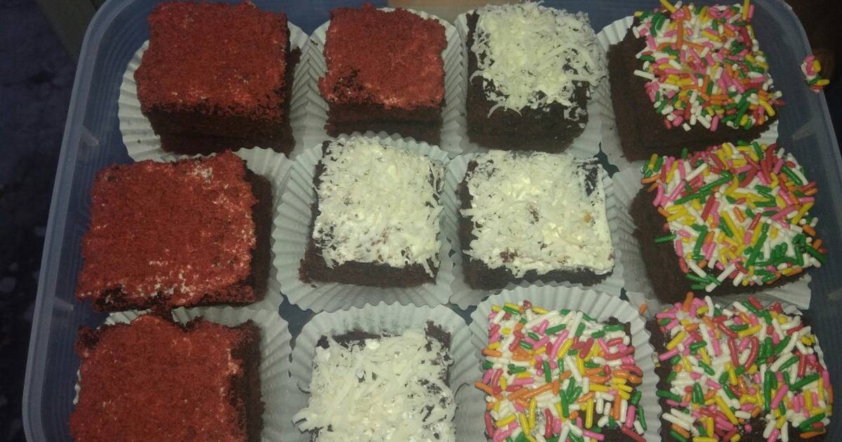 Resep Brownies Potong Aneka Topping Oleh Yuliani S Pawon Cookpad