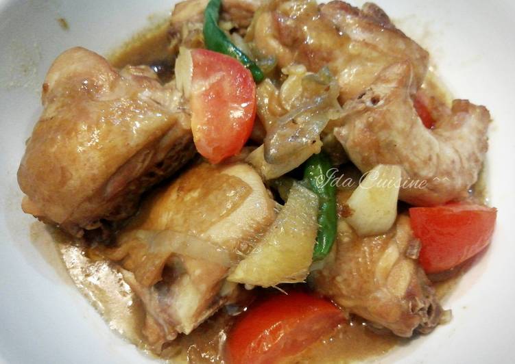 👩‍🍳LAUK PAUK : AYAM HALIA CHINESE STYLE