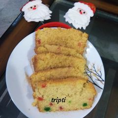A picture of Suji (rawa) cake.