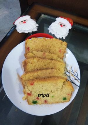 A picture of Suji (rawa) cake.