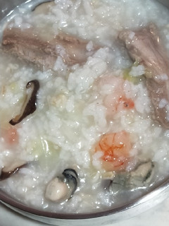 海鮮排骨粥 的食譜成品照片