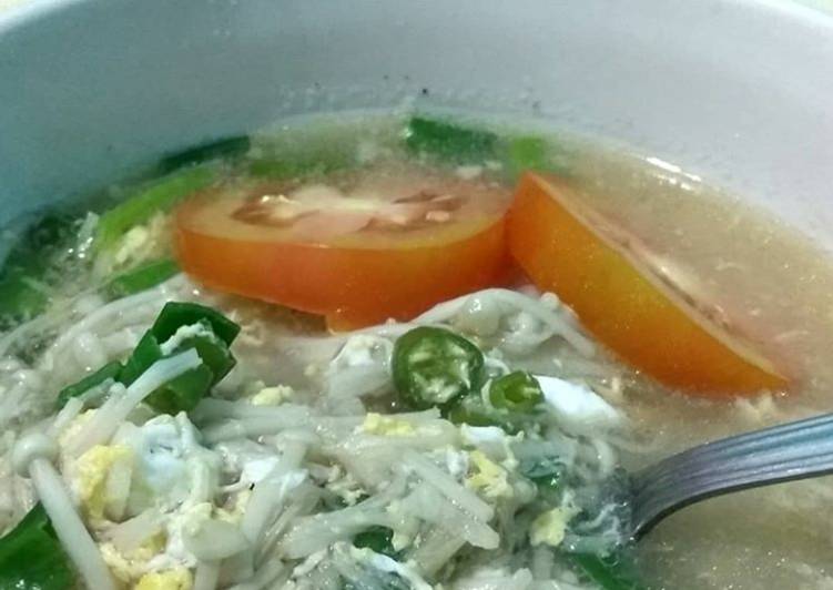 Cara Gampang Membuat Soup jamur enoki Anti Gagal