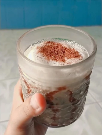 Cara Gampang Menyiapkan Resep Es cappucino cincau yang Uenak Anti Ribet, Lezat