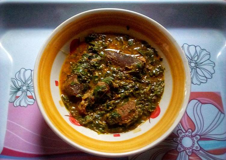 Ewedu and Egusi Soup