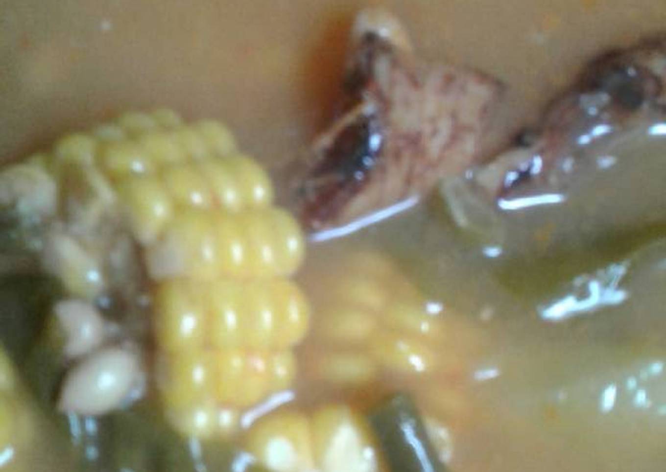 Sup sayur dengan asam jawa