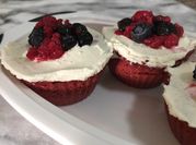 Una foto de muffins saludable