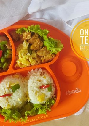 Foto resep Onigiri Telur Buncis