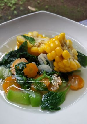 Foto resep Sayur Bening Warna Warni