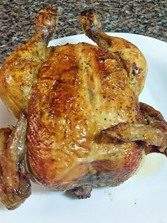 A picture of Whole roast chicken.