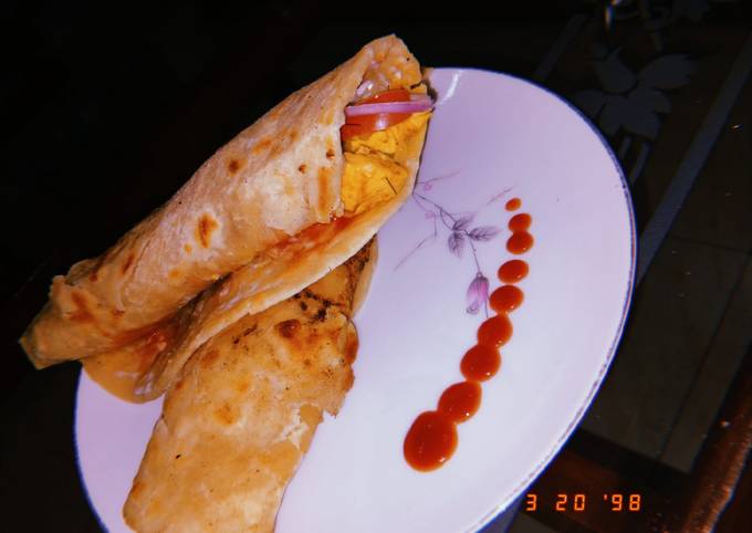 How to Cook Yummy Chicken paratha roll