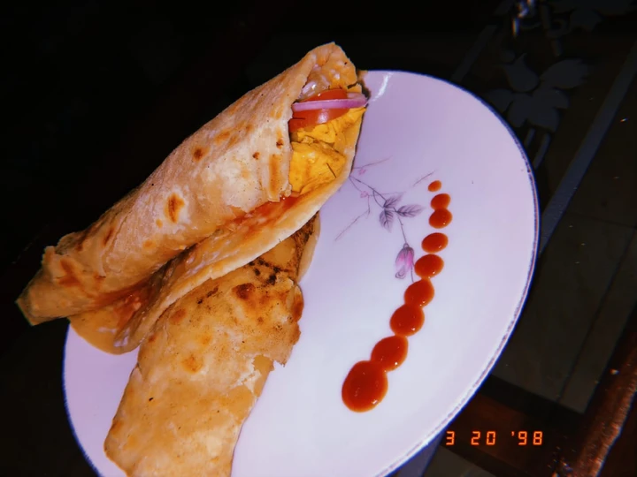 Easy Steps Make|Recipe} Chicken paratha roll the Delicious