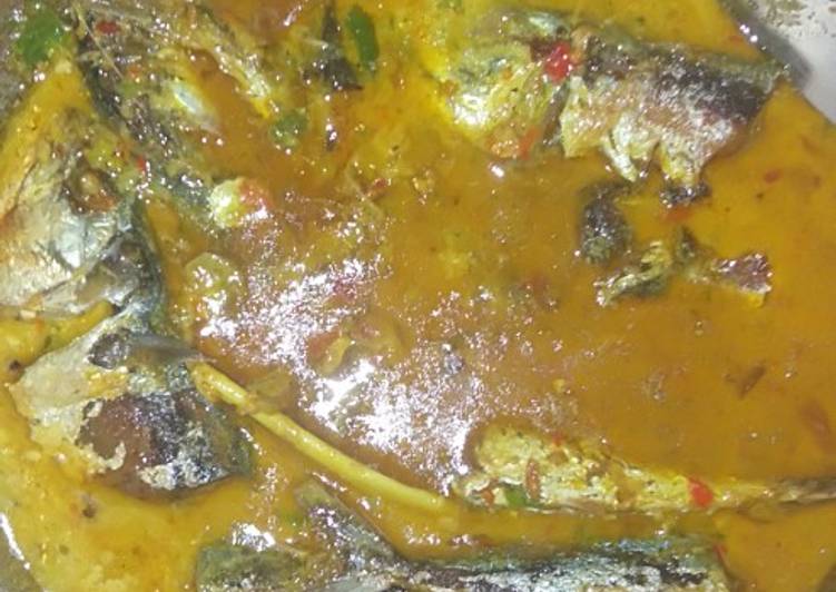 Cara membuat Gulai ikan kembung yang nikmat dan Mudah Dibuat