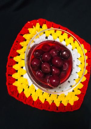 عکسی از دستور ترشی آلبالو 😋😋😋