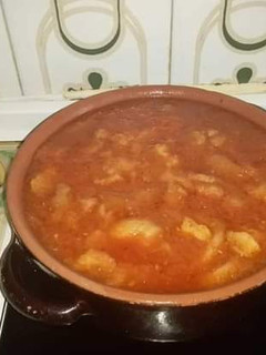 Una foto de Sopitas de tomate con orégano y poleo por el chef David