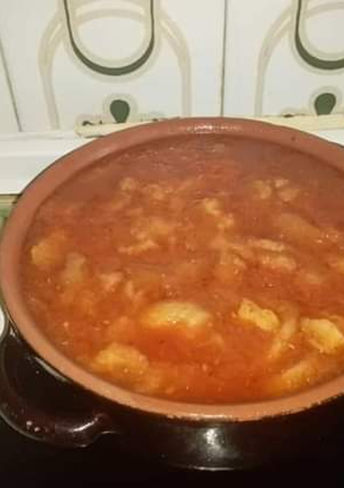 Una foto de Sopitas de tomate con orégano y poleo por el chef David