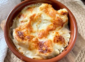 Foto principal de Coliflor con bechamel gratinada en Airfryer