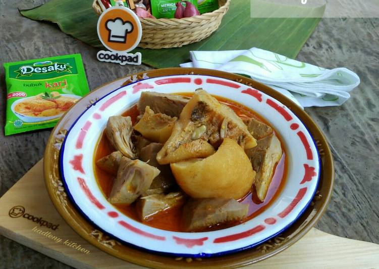 Anti Ribet, Bikin Gulai Kikil Nangka Muda enak dan mudah