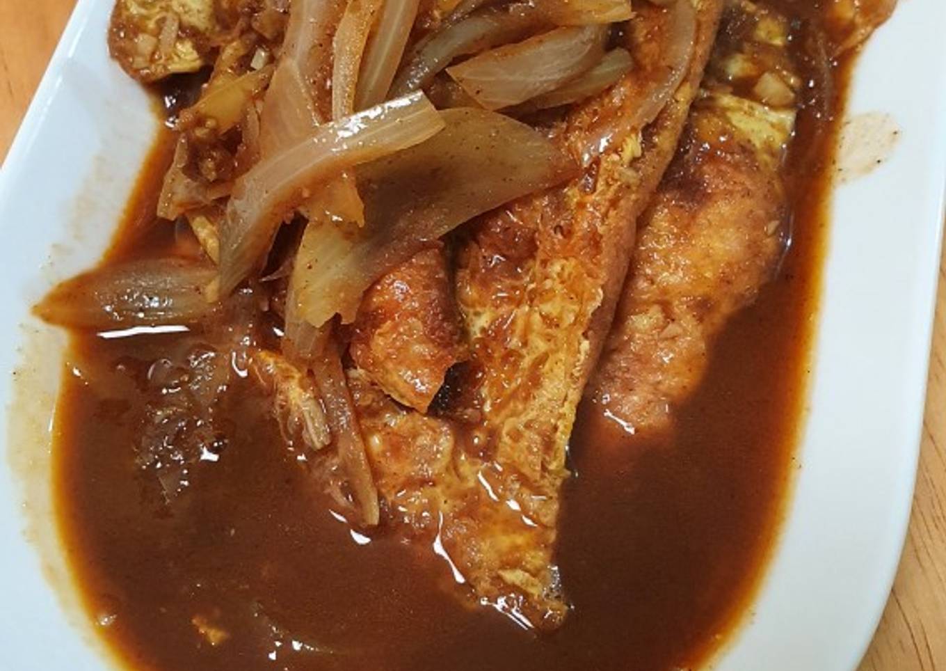Telur Dadar Rendang