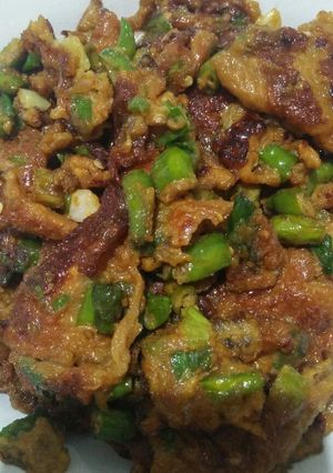 Foto resep Telur dadar si hitam manis