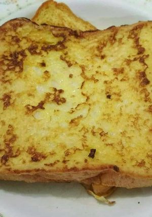 Foto resep Roti tawar (3) simple french toast