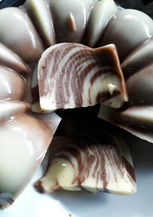 Foto resep Puding zebra
