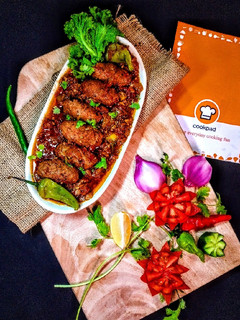 A picture of Seekh Kabab In Tomato Gravy..