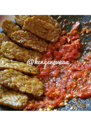 Foto resep Sambal Bawang ft. Tempe Gurih