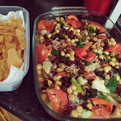 A picture of Chana Chaat.