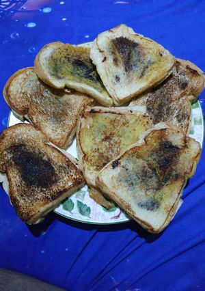 Foto resep Roti panggang teflon