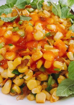 Hình của món Bắp Xào Tép.