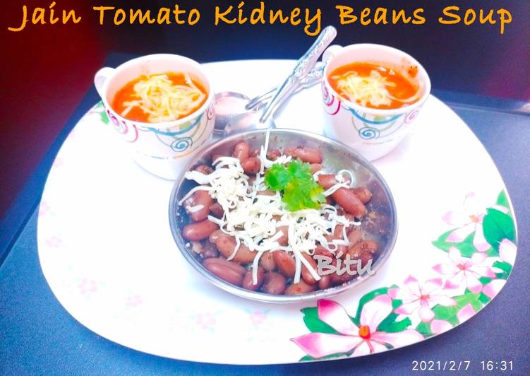 Jain Tomato Kidney Beans Soup