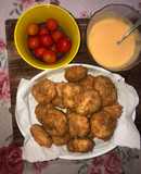 Nuggets de pollo casero
