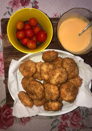 Una foto de Nuggets de pollo casero