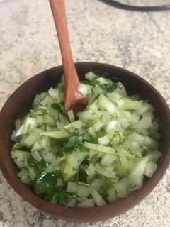 Una foto de Salsa verde chilena
