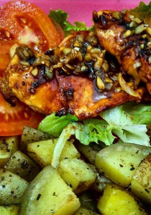 Foto resep Steak Ayam Lemon Madu (Eat Clean Series)