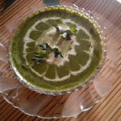 A picture of Palak soup.