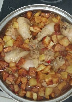 Una foto de Pollo al estilo mariano