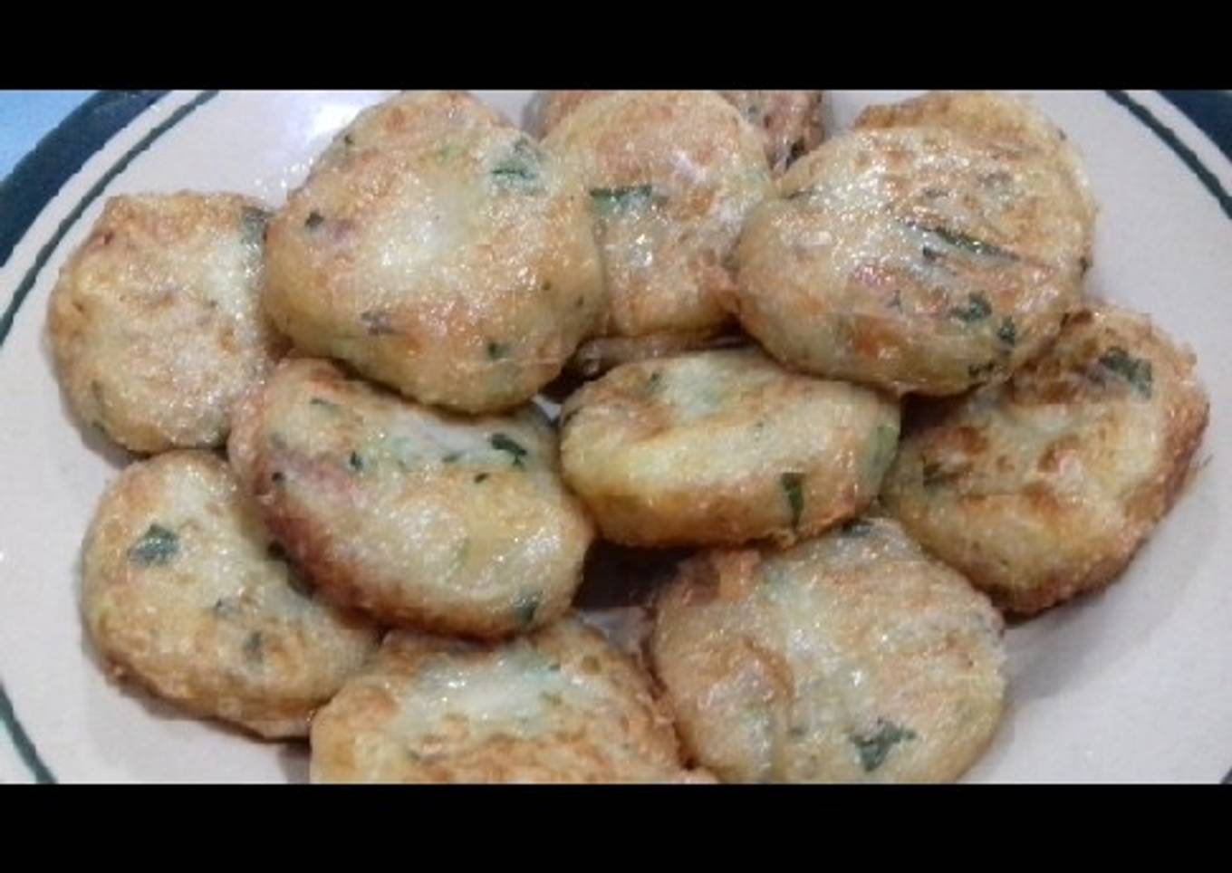 Perkedel kentang sederhana