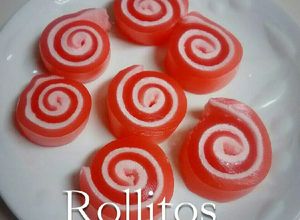 Una foto de Rollitos de gelatina