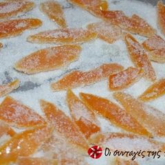 A picture of Candied orange peels.