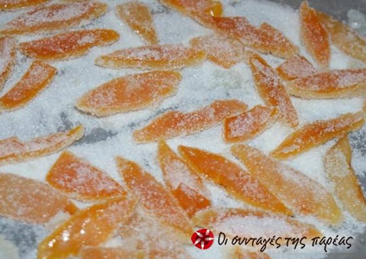 Candied orange peels